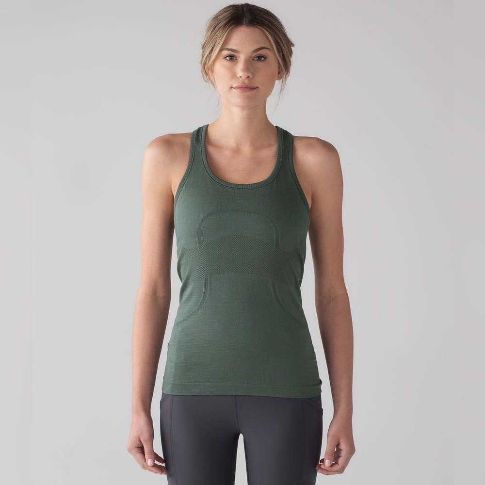 Lululemon Athletica Green Racerback Tank Top size s